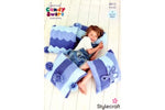 9412 Stylecraft Candy Swirl Throw & Cushions Double Knitting Pattern