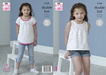 5122 King Cole Children’s Tops Knitted in Cottonsoft Candy & Cottonsoft Double Knitting Pattern