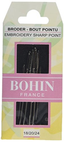 Bohin 18/20/24 Embroidery Sewing Needles