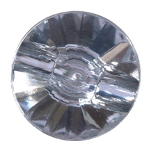 Hemline Clear Crystal Rhinestone Effect Buttons Round 12.5mm