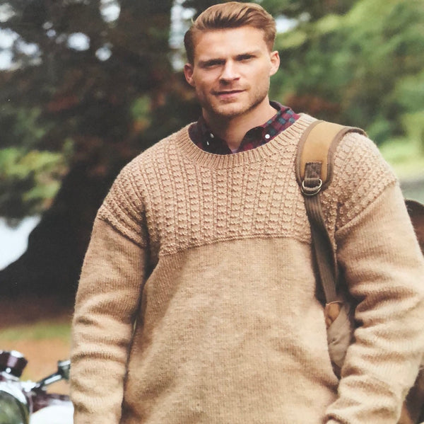 9095 Stylecraft Alpaca Dk Mens Sweater Knitting Pattern