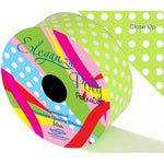 Eleganza Poly Pull Bows Polka Dot 50mm