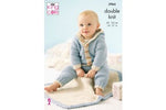 5964 King Cole Jackets, Hat, Leggings and Blanket in Cherished DK Knitting Pattern (leaflet)