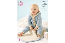 5964 King Cole Jackets, Hat, Leggings and Blanket in Cherished DK Knitting Pattern (leaflet)
