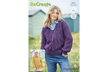 9947 Stylecraft Ladies Sweaters in ReCreate Chunky Knitting Pattern