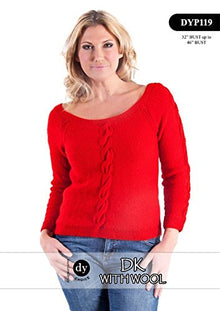 DYP119 Ladies Double Knitting Pattern