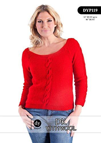 DYP119 Ladies Double Knitting Pattern