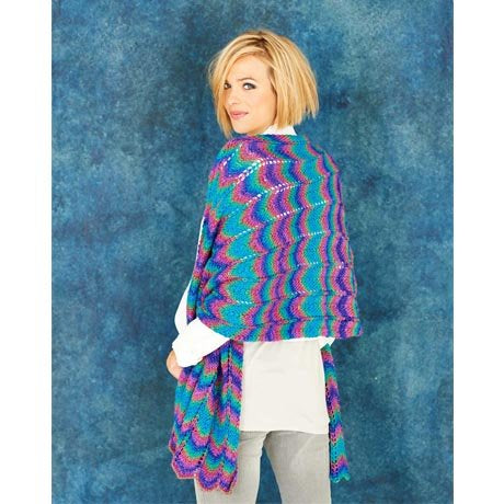 9185 Stylecraft Cabaret Double Knitting Ladies Wrap & Scarf Knitting Pattern