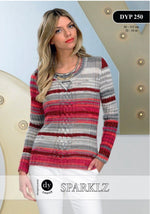 DYP250 Ladies Crew Neck DK Knitting Pattern