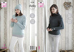 5178 King Cole Sweaters & Hat Knitted in Timeless Chunky Knitting Pattern