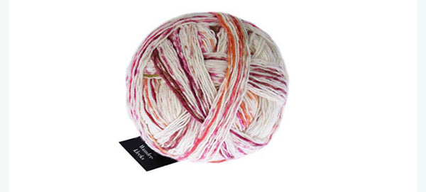 Schoppel Wunderklecks 2132_ Rosewood 75% Virgin Wool, 25% Nylon (biodegradable)Yarn