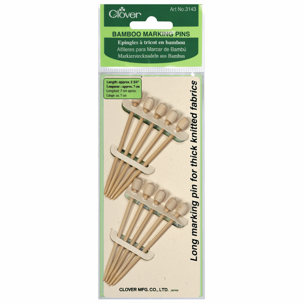 Clover Bamboo Marking Pins Knitting Accessories