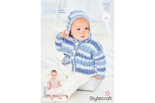 9749 Stylecraft Babies Jumper and Hoodie in Bambino Prints DK Knitting Pattern