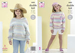 5425 King Cole Children’s Sweaters Knitted in Beaches Double Knitting Pattern