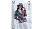 5006 King Cole Ladies Cardigans in Riot DK Knitting Pattern