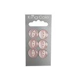 King Cole Buttons Round Large 20mm X 5 buttons per card