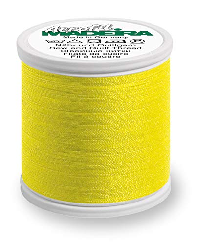 Madeira weight Plain thread  spool for sewing and quilting  Yellow Shade 9980