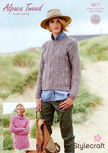 9211 Stylecraft Double Knitting Sweater Knitting Pattern