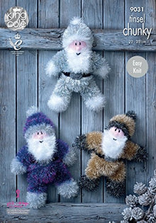 9031 King Cole Santa Chunky Knitting Pattern