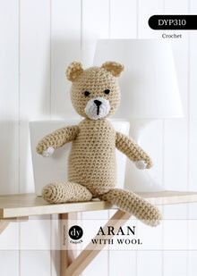 DYP310 Crochet Teddy in DY Choice Aran with Wool Pattern