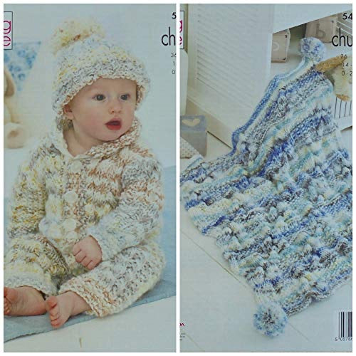 5465 King Cole Baby Chunky Knitting Pattern
