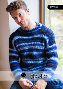 DYP 341 Mens Sweater DK  To fit chest 36-52″