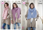 5183 Shawls Knitted in Timeless Chunky Pattern