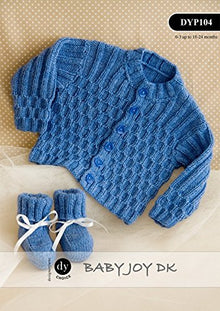 DYP104 Baby Double Knitting Pattern 0-3 -18-24 months