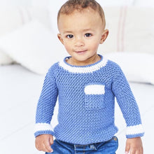 9609 Stylecraft Babies/Children’a Double Knitting Crochet Woven Sweater and Tunic 41/46 - 61/66cm | 16/18 - 24/26in | Birth - 7 Years