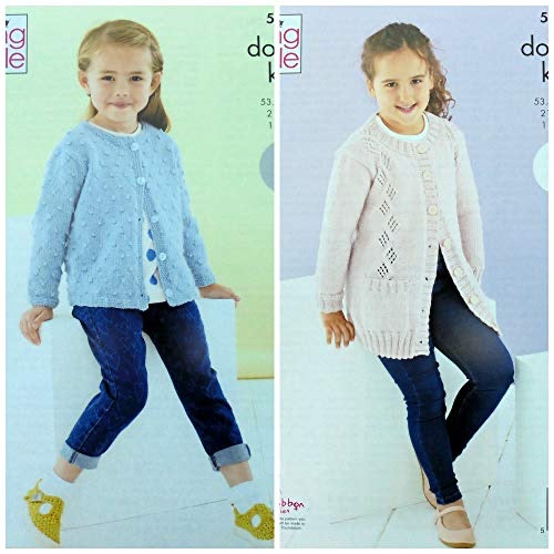 5587 King Cole Children’s Cardigans Double Knitting Pattern