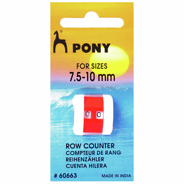 Pony Row Counter: Jumbo 7.50 - 10.00mm  Knitting Accessories