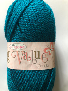 King Cole Big Value Chunky Yarn 6 x 100g Ball Packs