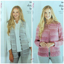 5609 King Cole Ladies Cardigan & Waistcoat Double Knitting Pattern