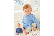 9905 Stylecraft Babies Sweaters in Wondersoft DK Cashmere Feel Knitting Pattern