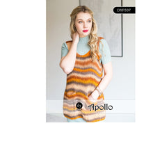 DYP337 Ladies Tunic Double Knitting Top Pattern