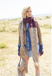 9734 Stylecraft Life Super Chunky Scarf Knitting Pattern