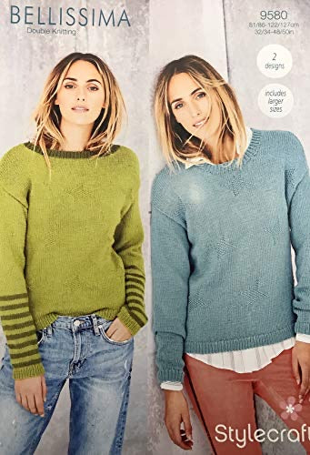 9580 Stylecraft Ladies Belissima Jumper Double Knitting Pattern