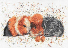 My Cross Stitch Bree Merryn Fine Art Snap, Crackle & Pop Guinea Pig Kit