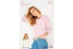 9642 Stylecraft Ladies Jumper Double Knitting Pattern