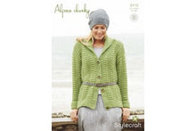 9112 Stylecraft Ladies Alpaca Chunky Cardigan Knitting Pattern