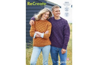 9950 Stylecraft Unisex Sweaters in ReCreate Chunky Knitting Pattern