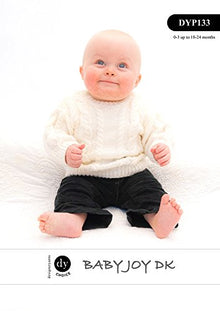 DYP133 Baby Junper Double Knitting Pattern