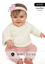 DYP155 Baby/Children’s Crochet Jumper Double Knitting Pattern