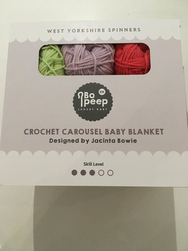 Bo Peep DK - Crochet Carousel Baby Blanket Kit