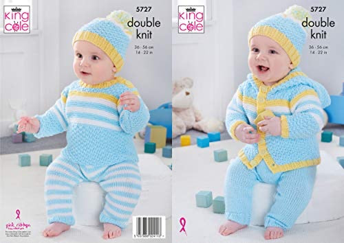 5727 King Cole Baby kit Cherished Double Knitting Pattern  Set