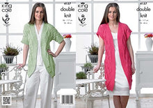 4157 King Cole Ladies Cardigan and Waistcoat Double Knitting Pattern