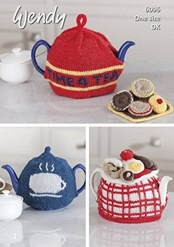 6096 Wendy Teacup Cosy Knitting Accessories Pattern