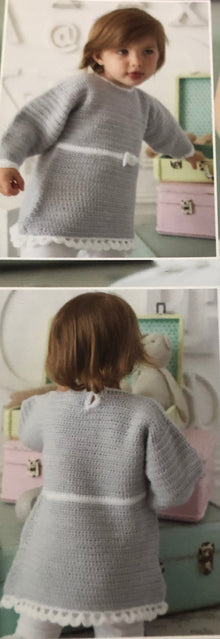 9324 Stylecraft Babies Dress and Tunic Double Knitting Crochet Pattern