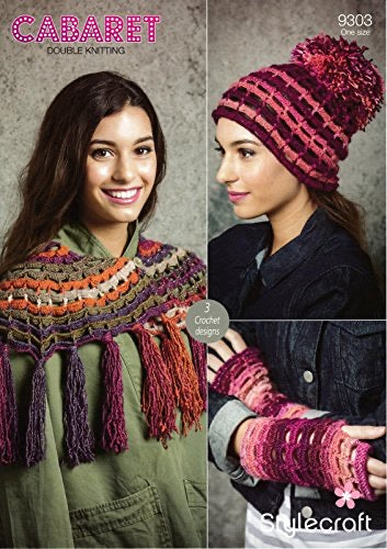 9303 Stylecraft Ladies Accessories Double Knitting crochet Pattern