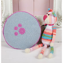 9214 Stylecraft Crochet Kittens and Cushion  Pattern